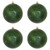 Vickerman M166464D - 4.75 inch Moss Green Shiny Mercury Ball Christmas Ornament - 4 Pack 