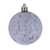 Vickerman M166487D - 4.75 inch Pewter Shiny Mercury Ball Christmas Ornament - 4 Pack