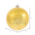 Vickerman M166537D - 6 inch Honey Gold Shiny Mercury Ball Christmas Ornament - 4 Pack 