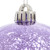 Vickerman M166586D - 6 inch Lavender Shiny Mercury Ball Christmas Ornament - 4 Pack 