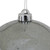 Vickerman M166587D - 6 inch Pewter Shiny Mercury Ball Christmas Ornament - 4 Pack 