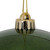 Vickerman M166664D - 8 inch Moss Green Shiny Mercury Ball Christmas Ornament 