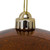 Vickerman M166688D - 8 inch Copper Shiny Mercury Ball Christmas Ornament