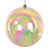 Vickerman MC250338W - 6 inch Champagne Ball Christmas Ornament - 2 Pack