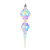 Vickerman MC252900W - 16.5 inch Clear Iridescent Finial Christmas Ornament