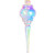 Vickerman MC252900W - 16.5 inch Clear Iridescent Finial Christmas Ornament