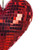 Vickerman MC253203W - 4.75 inch Red Shiny Heart Christmas Ornament - 2 Pack