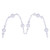 Vickerman MC254611 - White Candy Candy Christmas Ornament