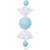 Vickerman MC254644 - Seafoam Candy Candy Christmas Ornament