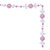 Vickerman MC254679 - Pink Candy Candy Christmas Ornament