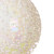 Vickerman MC255011W - 10 inch White Bead Christmas Ornament 