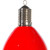 Vickerman MT232203 - 15.5 inch Red Enamel C9 Bulb Christmas Ornament 