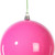 Vickerman MT250659W - 6 inch Hot Pink Enamel Ball Christmas Ornament - 4 Pack