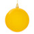 Vickerman MT250678W - 6 inch Yellow Enamel Ball Christmas Ornament - 4 Pack 