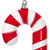Vickerman MT252203W - 36 inch Red Enamel Candy Cane Christmas Ornament