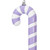 Vickerman MT252286W - 36 inch Lavender Enamel Candy Cane Christmas Ornament