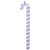 Vickerman MT252286W - 36 inch Lavender Enamel Candy Cane Christmas Ornament 