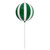 Vickerman MT252404W - 23.6 inch Green Enamel Lollipop Christmas Ornament