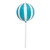 Vickerman MT252452W - 23.6 inch Light Blue Enamel Lollipop Christmas Ornament 