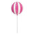Vickerman MT252459W - 23.6 inch Hot Pink Enamel Lollipop Christmas Ornament