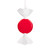 Vickerman MT253003W - 7 inch Red Enamel Assorted Candy Christmas Ornament - 3 Pack
