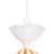 Vickerman MT253028W - 7 inch Orange Enamel Assorted Candy Christmas Ornament - 3 Pack