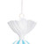 Vickerman MT253052W - 7 inch Light Blue Enamel Candy Christmas Ornament - 3 Pack 