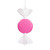 Vickerman MT253059W - 7 inch Hot Pink Enamel Assorted Candy Christmas Ornament - 3 Pack 