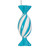 Vickerman MT253252W - 4 inch Light Blue Enamel Candy Christmas Ornament - 6 Pack 