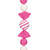 Vickerman MT253459 - 5.5 inch Hot Pink Enamel Candy Candy Christmas Ornament 