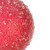 Vickerman MT254003W - 6 inch Red Ball Christmas Ornament - 2 Pack 