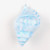 Vickerman MT256012W - 10 inch Turquoise Glitter Conch Shell Christmas Ornament 
