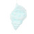 Vickerman MT256044W - 10 inch Seafoam Glitter Conch Shell Christmas Ornament