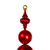 Vickerman MT257803UV - 39 inch Red Candy Finial Outdoor Christmas Ornament 