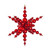 Vickerman MT257803UV - 39 inch Red Candy Finial Outdoor Christmas Ornament 