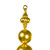 Vickerman MT257838UV - 39 inch Champagne Candy Finial Outdoor Christmas Ornament