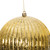 Vickerman N162408D - 6 inch Gold Mercury Ball Christmas Ornament - 4 Pack 