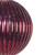 Vickerman N162465D - 6 inch Burgundy Mercury Ball Christmas Ornament - 4 Pack