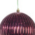 Vickerman N162465D - 6 inch Burgundy Mercury Ball Christmas Ornament - 4 Pack 