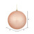 Vickerman N176158D - 4 inch Rose Gold Matte Mercury Ball Christmas Ornament - 6 Pack 