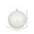 Vickerman N176407D - 8 inch Silver Matte Mercury Ball Christmas Ornament 