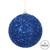 Vickerman N178002D - 4 inch Blue Ball Christmas Ornament - 4 Pack