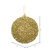 Vickerman N178008D - 4 inch Gold Ball Christmas Ornament - 4 Pack