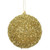 Vickerman N178008D - 4 inch Gold Ball Christmas Ornament - 4 Pack 