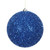 Vickerman N178202D - 6 inch Blue Ball Christmas Ornament - 2 Pack