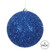 Vickerman N178202D - 6 inch Blue Ball Christmas Ornament - 2 Pack