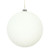 Vickerman N178211D - 6 inch White Ball Christmas Ornament - 2 Pack