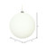 Vickerman N178211D - 6 inch White Ball Christmas Ornament - 2 Pack