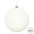 Vickerman N178211D - 6 inch White Ball Christmas Ornament - 2 Pack