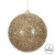 Vickerman N178238D - 6 inch Champagne Ball Christmas Ornament - 2 Pack